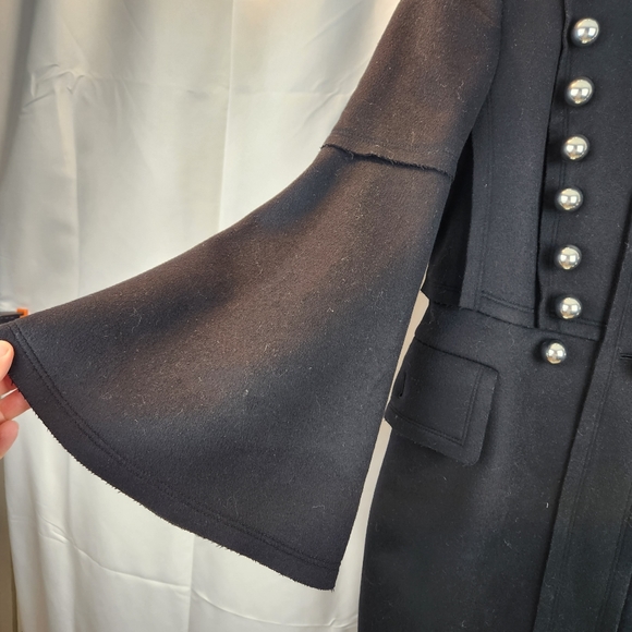 Burberry military style wool coat size 8 in EUC - Picture 4 of 16